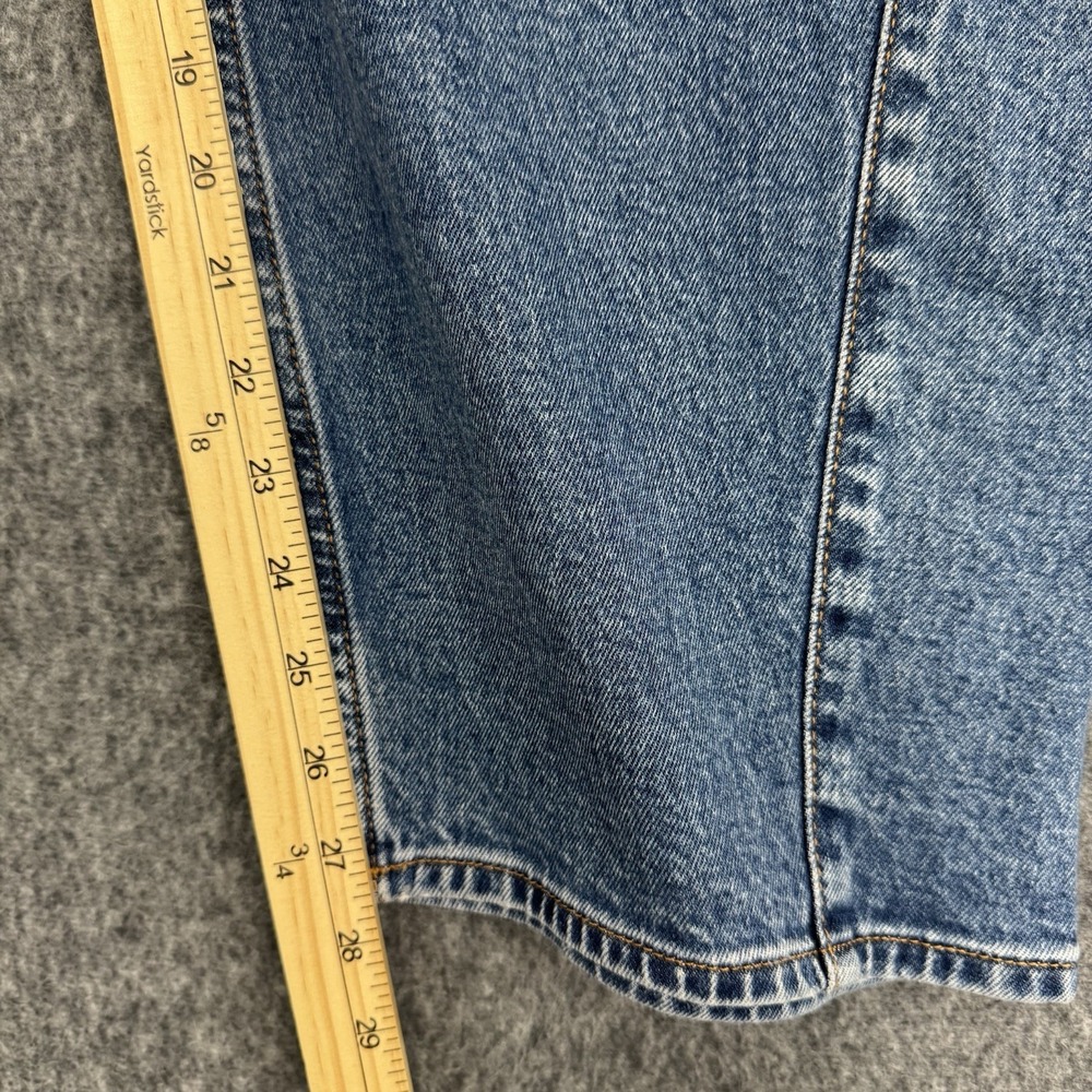 Calvin Klein Barrel Jeans Women's 29 Runaway Blue High Rise NWT - Picture 4 of 16